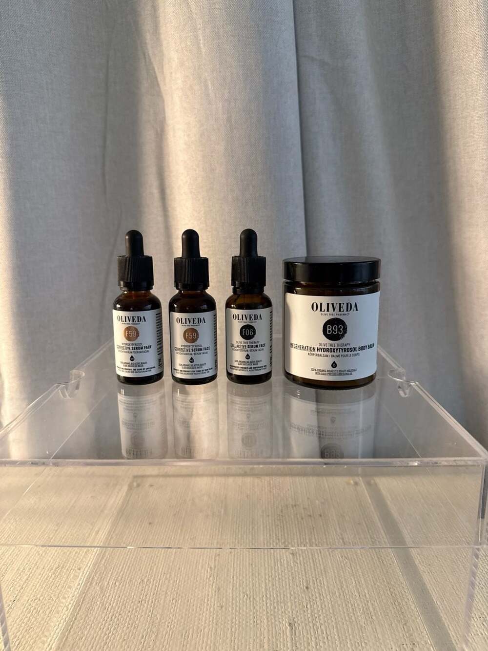 Oliveda Olive Tree BUNDLE F06 F59 B93 Hydroxytyrosol Serum Balm